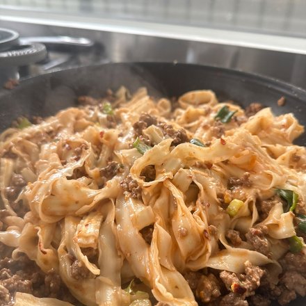 Beef mince noodles