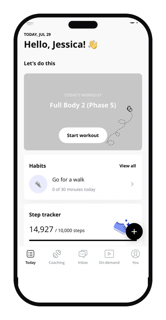 Your training app